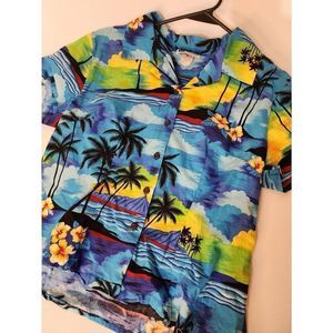 Vintage Women's Aloha Republic Hawaiian shirt Medium